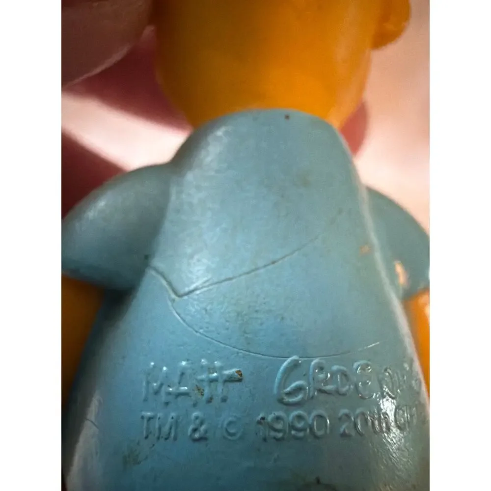 Vintage Bart Simpson Keychain Figure Matt Groening 1990 20th Century Fox 4